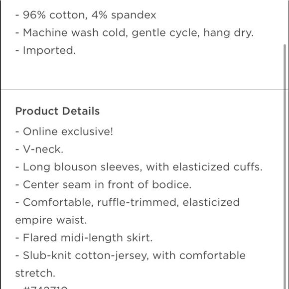 Old Navy yellow floral V-Neck Blouson Sleeve Midi Swing Dress - Picture 4 of 10